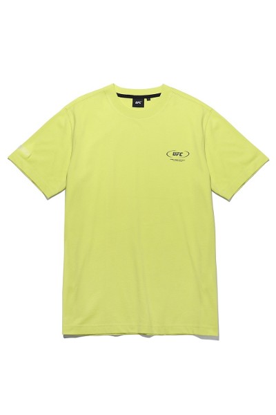 ★KODAK★ Essential Ringer Short Sleeve T-shirt Women YELLOW Women's Crew Neck Short Sleeve Silhouette T-Shirt (Neon