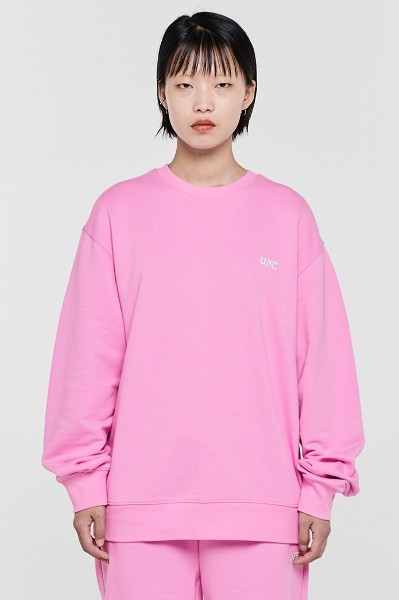 [COVERNAT]★FLEECED MULTI LOGO SWEATSHIRT Covernat Unisex Fleeced Multi Logo Sweatshirt Yellow