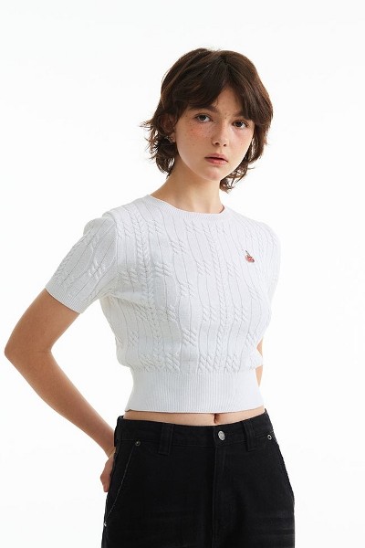 ☆KIRSH☆ Color Combination Crop T-Shirt Oatmeal MUSINSA | KIRSH Color combination crop t-shirt [oatmeal]