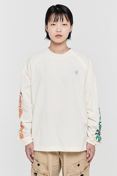 Covernat Unisex C Logo Half Zipup Sweatshirt Lavender