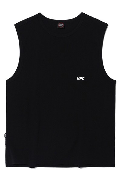 ★2023SS新作★UFC SPORT★UFC ACTIVE RELAXED FIT SLEEVELESS UFC Sleeveless Crew Neck Tank Top for Men – Blended Cotton