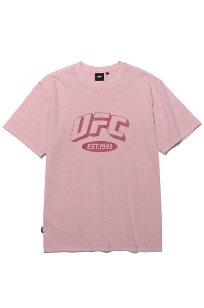 Covernat Unisex Pigment Small Authentic Logo Tee Shirt Cream