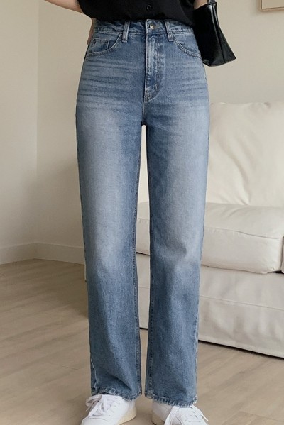 TWEE Core Straight Denim Pants | Straight for Women | KOODING