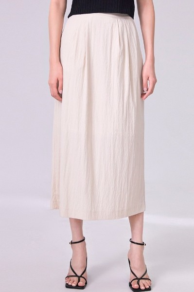 ★2025SS新作★BINARY01★Hyoko Nylon Long Skirt 8seconds Nylon Cargo Long Skirt Gray | Maxi for Women | KOODING