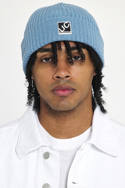 UNDERCONTROL Unisex Beanie Cross Box Logo D Lemon | Hats for