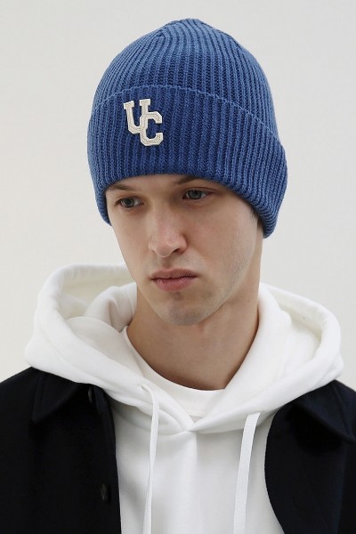 Covernat Unisex Stripes College Arch Bucket Hat Navy | Hats