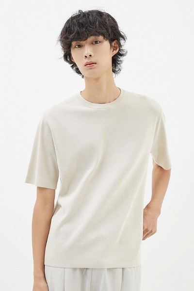 Covernat Unisex Middle C Logo Crew Neck Knit Black