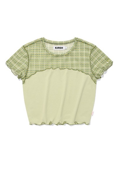 acme de la vie Adlv Circle Wappen Crop Short Sleeve Tee