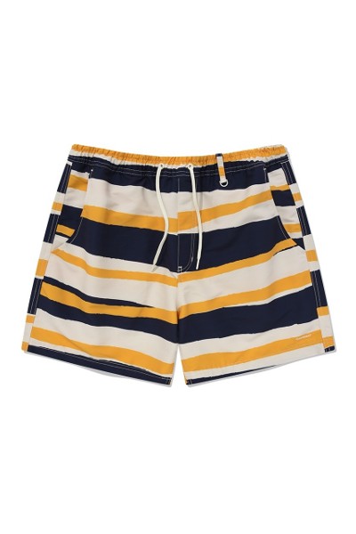 KIRSH Collection Stitch Cut Off Sweat Short Pants Navy