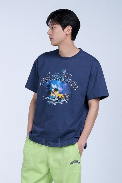★KODAK★ Sorona Rainbow Short Sleeve T-shirt SBLUE Kodak Apparel Unisex Sorona Rainbow Logo Short Sleeve Tee