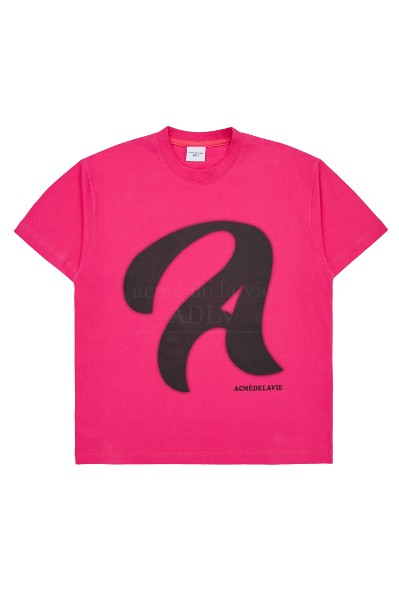 acme de la vie Unisex Script Logo Printing Short Sleeve Tee