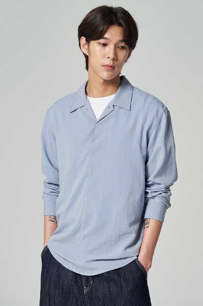 8seconds String Open Collar Half Sleeve Shirt Light Pink
