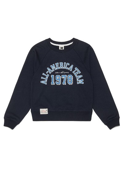 Covernat Unisex Mock Neck Semi Crop Raglan Sweatshirt