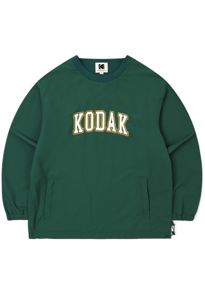 Covernat Unisex C Logo Half Zipup Sweatshirt Green