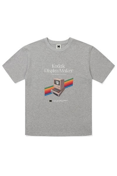 ★KODAK★ Sorona Rainbow Short Sleeve T-shirt SBLUE Kodak Apparel Unisex Sorona Rainbow Logo Short Sleeve Tee