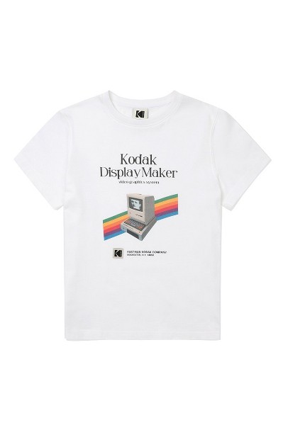 KIRSH Collection Rework Graphic Tee Shirt Melange Gray
