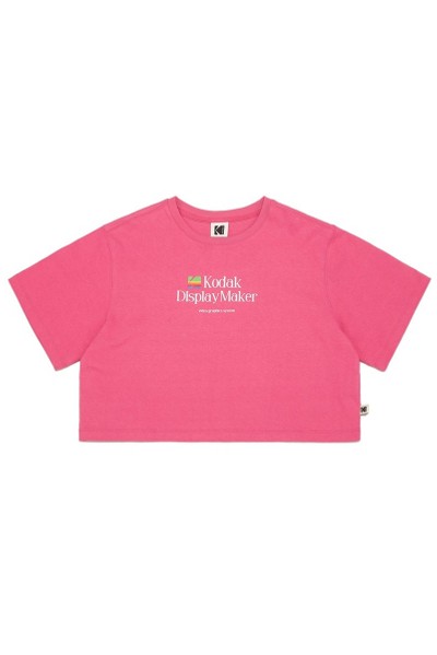 ◆KODAK◆ Recipe  Washing Short Sleeve T-shirt Women RED Kodak Apparel Hot Summer Crop Short Sleeve Tee Shirt Green