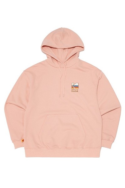 Matin Kim Pigment Dying Logo Hoody In Charcoal | Sweatshirts