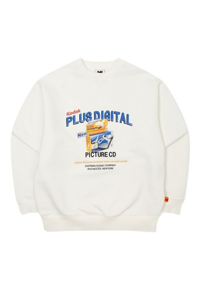 [COVERNAT]★FLEECED MULTI LOGO SWEATSHIRT Covernat Unisex Fleeced Multi Logo Sweatshirt Header Gray