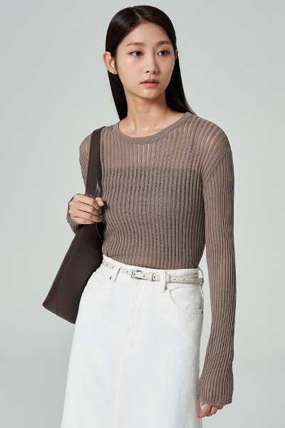 BLANC-CHIC Satin Ribbon Zipper Strap Top | KOODING