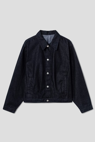 トップス Ikko 8seconds Coloration Stitch Zipup Denim Jacket Ash | Denim
