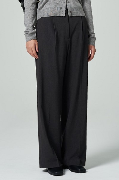 【SPERONE】Side Vent Wide Slacks SPERONE】Side Vent Wide Slacks