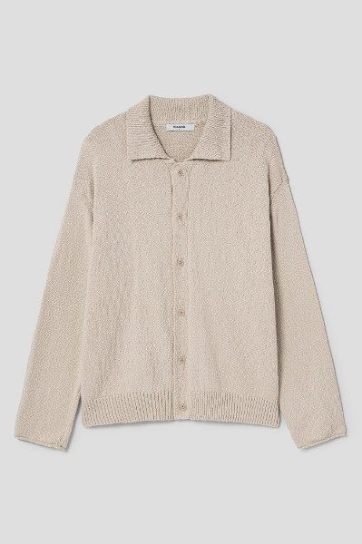 8seconds Oversized Cardigan Beige | Cardigans for Men | KOODING