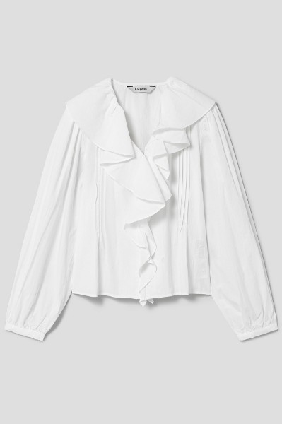 売れ筋商品|||ビーヤング シャツ レディース トップス BYHALBA - Blouse - palace blue mix Oversize poplin shirt - Women | MANGO Japan