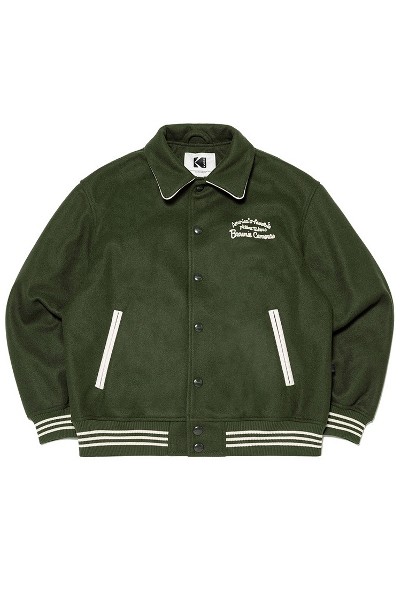 COVERNAT ♥ C Logo Varsity/追跡付 Covernat Unisex C Logo Collar Varsity Jacket Mint | Bomber