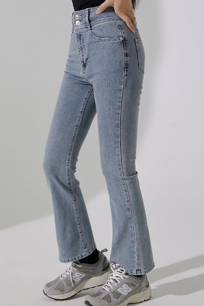 【COSYHARU】London wide banding cargo denim pants COSYHARU】London wide banding cargo denim pants (COSYHARU