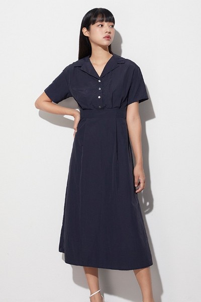 [MLB] Classic Monogram JQD Denim Dress ★大人気★ MLB] Classic Monogram JQD Denim Dress ☆大人気☆