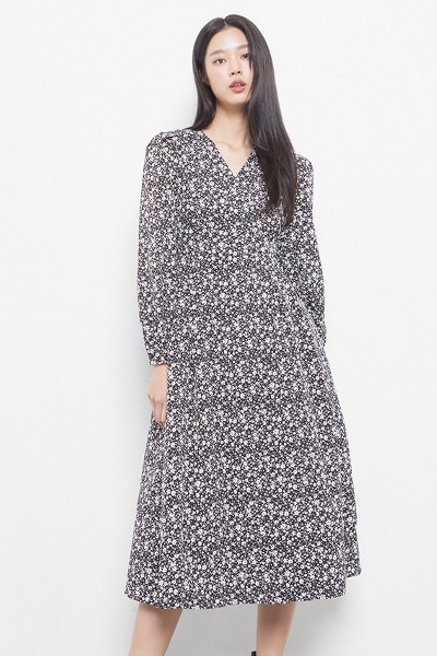 MLB Monotive Monogram Pique Dress LA Dodgers Sky Blue