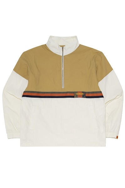 スウェット・トレーナー COVERNAT Block collar half zip-up sweatshirt red ☆関税込☆COVERNAT☆BLOCK COLLAR HALF ZIP-UP SWEATSHIRT