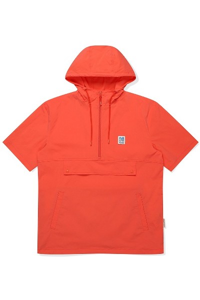 ◆KODAK◆ Finder Hood Anorak Jacket ORANGE K4123RJK20ORG Kodak Apparel Unisex Core Woven Hoodie Anorak Jacket Orange