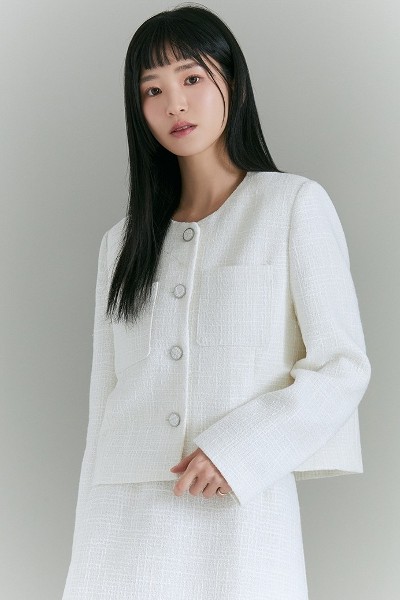 COLOR RIBBED HIGH NECK ZIP UP IN CHARCOAL – Matin Kim