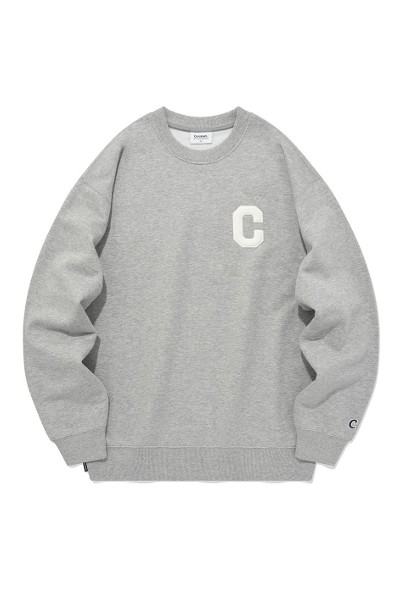 Covernat Unisex C Logo Crew Neck Knit Ivory | Sweatshirts