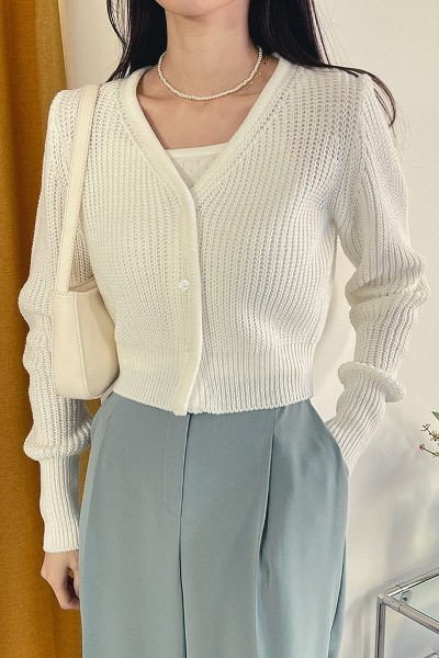 トップス Tendawool Cardi (Sky Blue) SLY | ROLL UP SLEEVE トップス (タンクトップ ) |SHEL'TTER