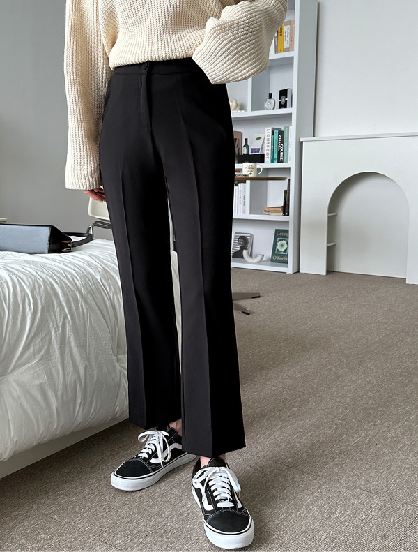 JStyle Duhense Ribbed String Long Banded Pants | KOODING JStyle Duhense Ribbed String Long Banded Pants | KOODING