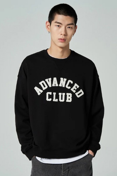 Covernat Unisex C Logo Sweatshirt Melange Gray | Sweatshirts