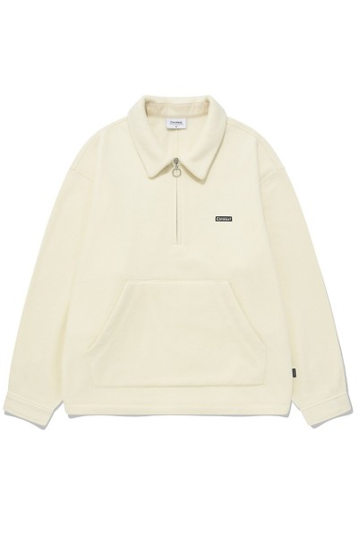 MLB korea■新作*SMALL LOGO HALF-ZIP SHORT-SLEEVE SWEATSHIRT Sweatshirts - MLB KOREA
