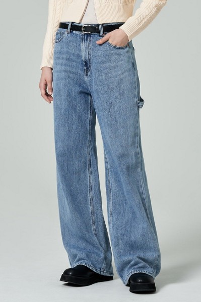 MIXXO Washing Long Wide Fit Denim Pants | Wide for Women