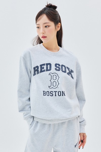 MLB Korea Unisex Like Daily Oversized Sweatshirt NY Yankees Black