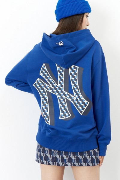 New Era Women's New York Yankees Blue Hoodie