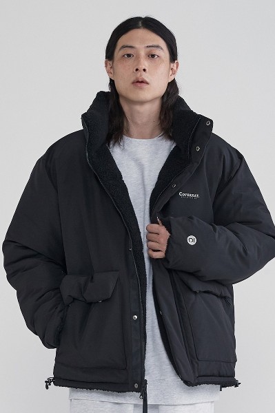 Covernat Unisex RDS Civic Short Puffer Black | Puffer for