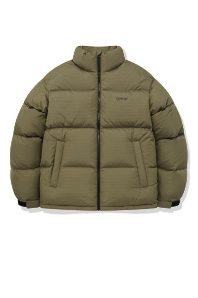 ダウンジャケット・コート [COVERNAT] Reversible Short Puffer Gray Covernat Unisex Med Quilting Jacket Black | Puffer for Women