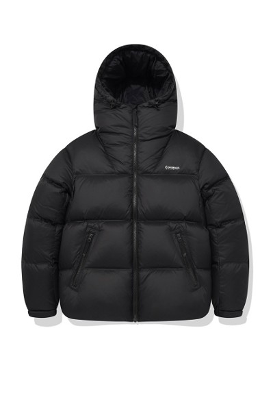 [COVERNAT]★RDS DETTACHEABLE COLLAR DOWN SHORT PUFFER MUSINSA | COVERNAT RDS Detachable Collar Down Short Puffer Black
