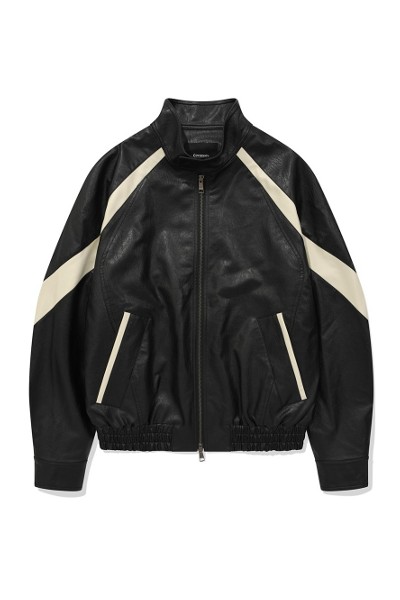 8seconds Coloration Fake Leather Biker Jacket Dark Brown
