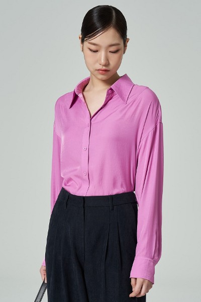 ZUCCA SISSY TWO TONE TUNIC WOMEN BLOUSE - DM062