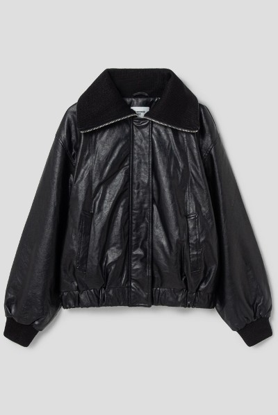 8seconds Coloration Fake Leather Biker Jacket Dark Brown 8seconds Coloration Fake Leather Biker Jacket Dark Brown