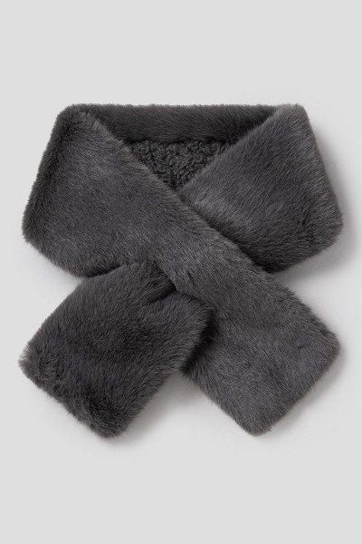 [韓国] heavy wool color muffler 999HUMANITY / MIXED BULKY MUFFLER / PURPLE | DELTA